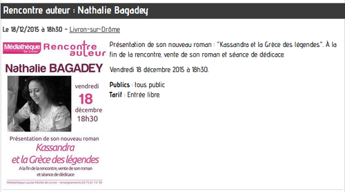 annonce présentation médiathèque