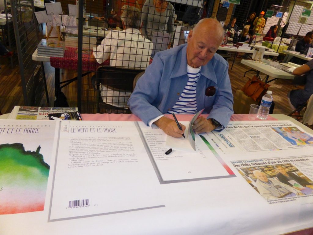 5ème Salon des Auteurs de Chatuzanges le Goubet - Claude Frederic Herg