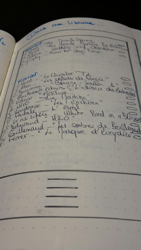 Collections Bujo - Liseuse