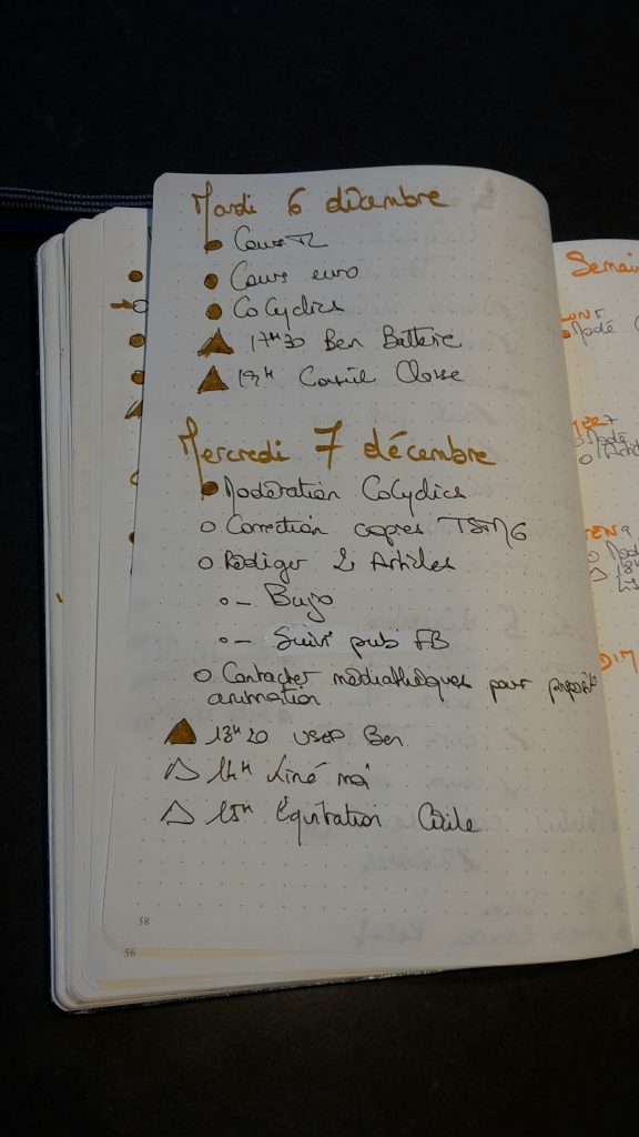 Bullet Journal - daily
