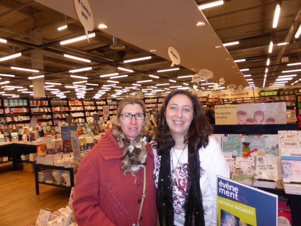 dédicaces au Cultura Valence - avec Brigit pour "Eclosia ou l'Ecosse des légendes"