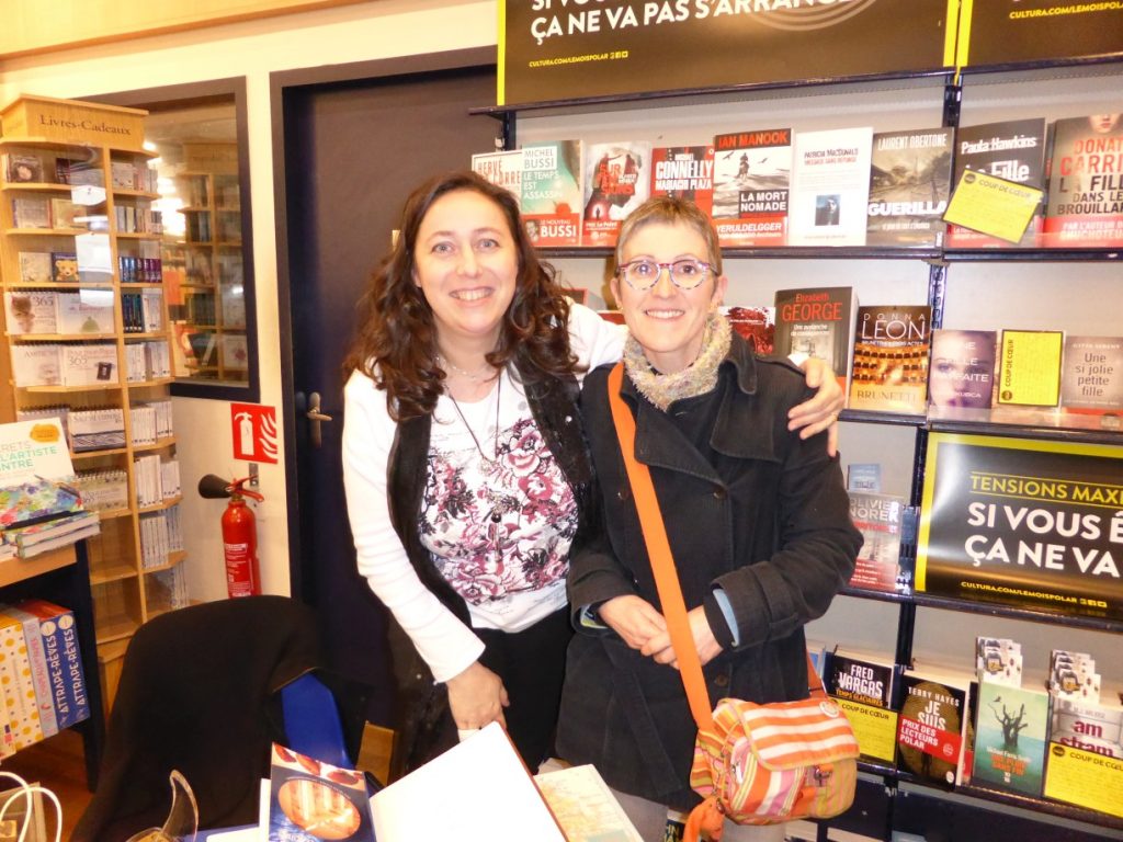 dédicaces au Cultura Valence - Avec Frédérique, pour "Kassandra et la Grèce des légendes"