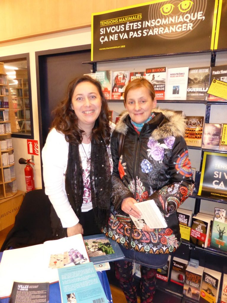 dédicaces au Cultura Valence - avec Cathy pour "Eclosia ou l'Ecosse des légendes"