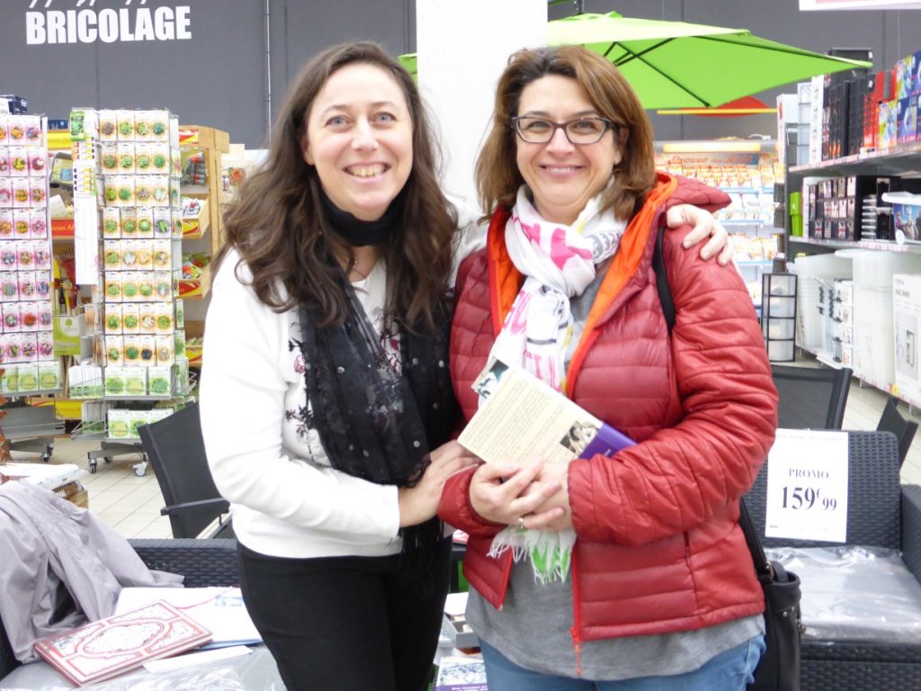 Dédicaces en supermarché