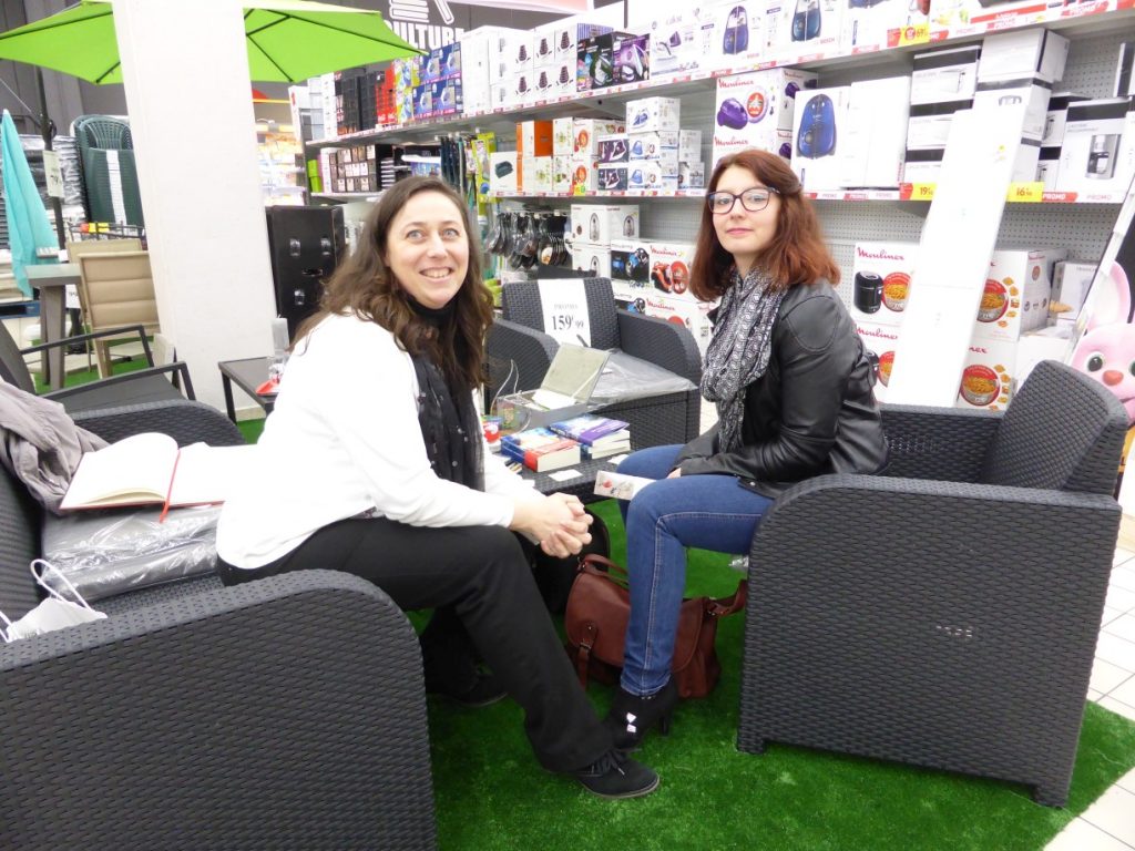 Dédicaces en supermarché