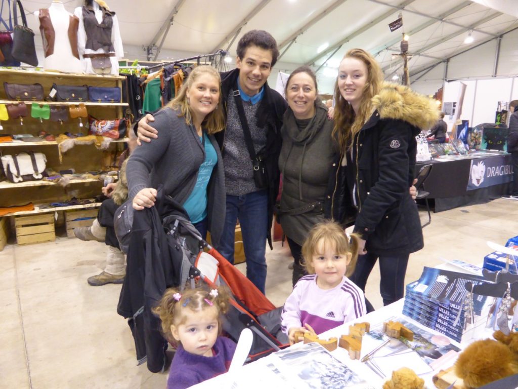 Salon Fantastique Paris 1 - avec Thibault et sa famille