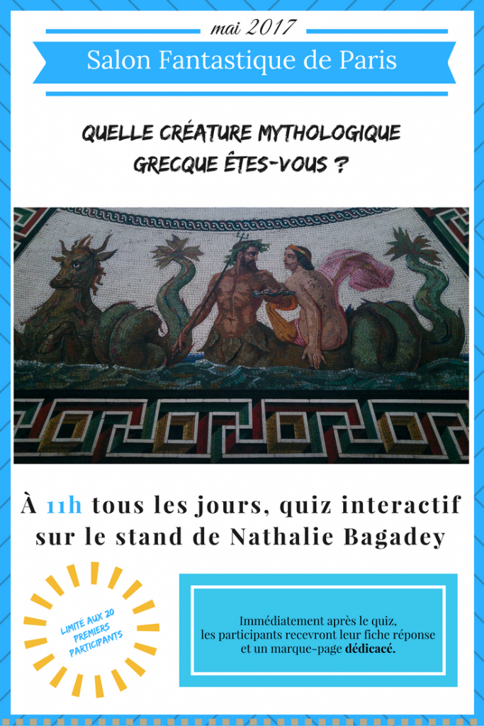 test créatures mythologiques grecques - affiche Salon Fantastique