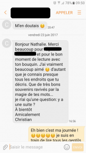 ces merci importants - SMS Christian