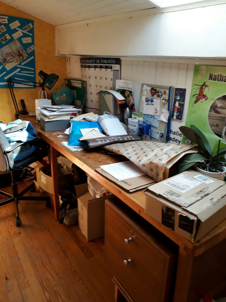 Bureau écriture blogging