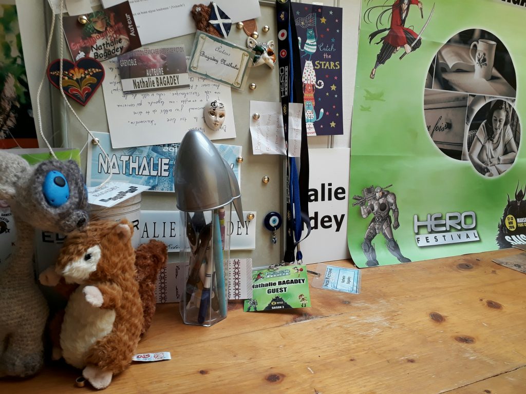 Bureau écriture blogging