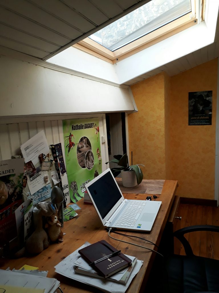 Bureau écriture blogging