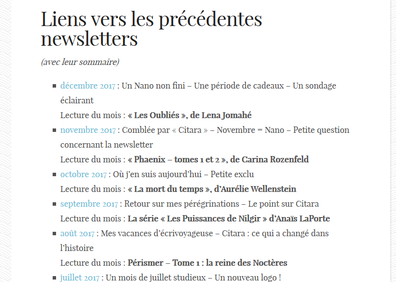 Bilan 2017 