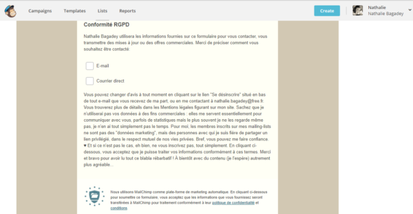 RGPD pour blogueurs