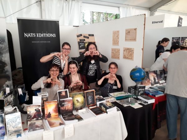 Imaginales 2018 - avec l'équipe de Nats Editions