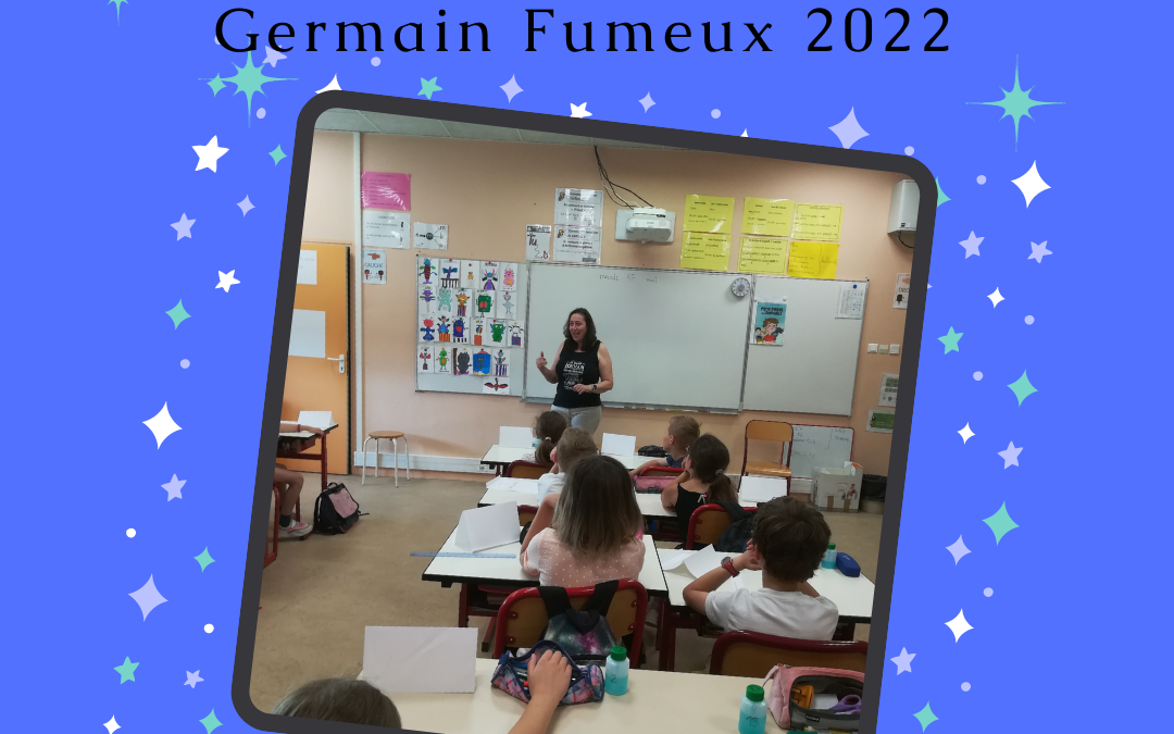 Mon intervention scolaire à l&rsquo;école Germain Fumeux : des élèves enthousiastes, une enseignante au top et une gargouille star…