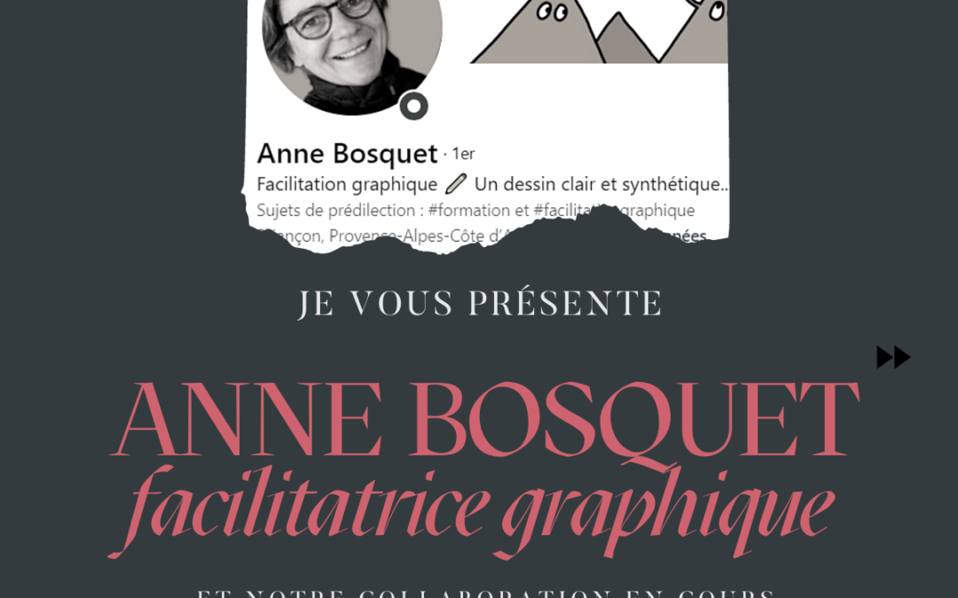 Je vous présente Anne Bosquet, facilitatrice graphique… et collaboratrice de mon projet de rentrée